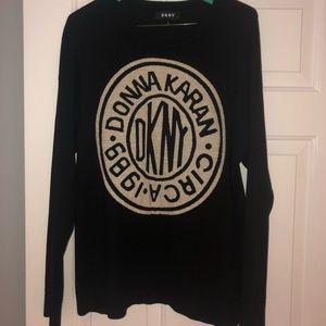 DKNY black and gold sweater❤️